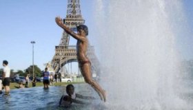 Во Франции держится очень сильная жара